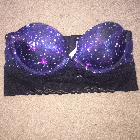 vspink strapless bra