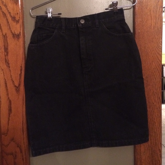 Vintage Lee pencil jean skirt size 2