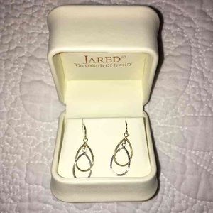 Real gold and silver earrings