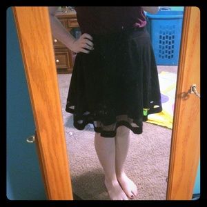 Plus size skater skirt