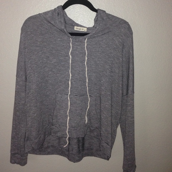 striped Brandy Melville inspired hoodie