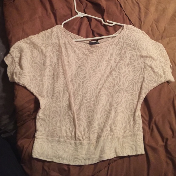 Burnout batwing style top