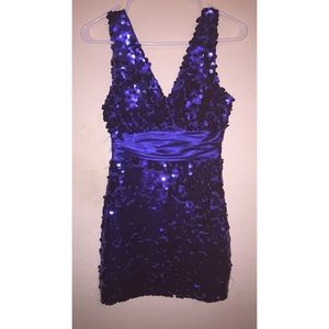 Blue Sequence Dress