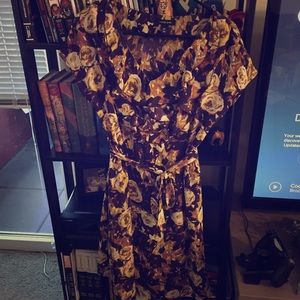 NWOT Purple Floral Dress