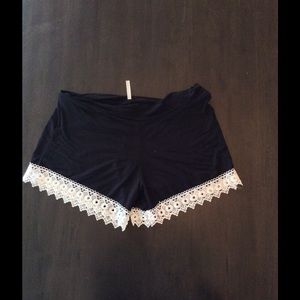 Black Shorts with Lace. Brand New. No tags