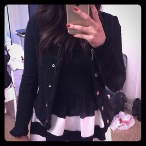 ZARA Black Tweed Blazer ❤️🎉