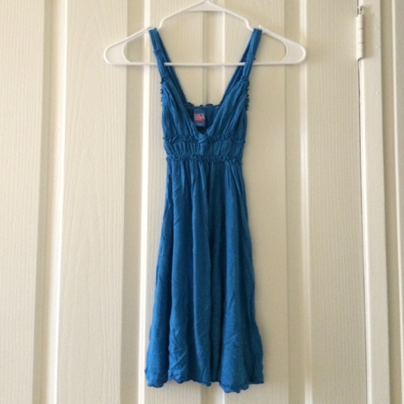 Lucy Love Blue Baby Doll Dress