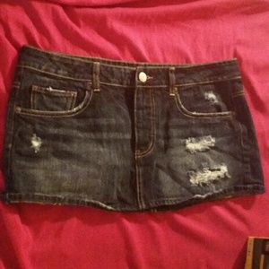 American eagle denim skirt
