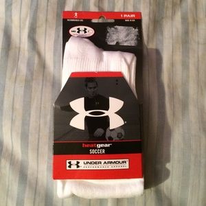 New in package white under Armour sport socks