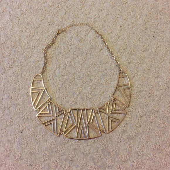 Gold Statement necklace