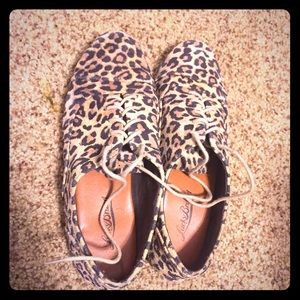 ❄️Lucky Brand leopard print loafers❄️