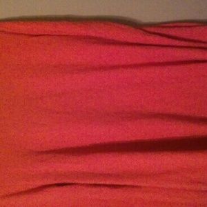 Orange long sleeved flowy tunic