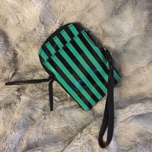 Striped Wristlet