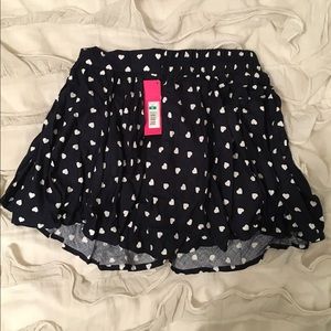 Navy and White Skirt