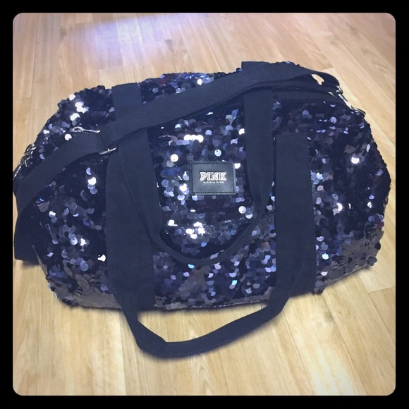 💕 VS Pink black sequins bag ✨