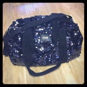 💕 VS Pink black sequins bag ✨
