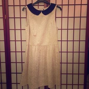 Kensie dress with cute beaded peter pan collar