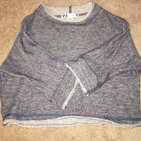 Y-3 crop sweater top