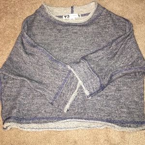 Y-3 crop sweater top