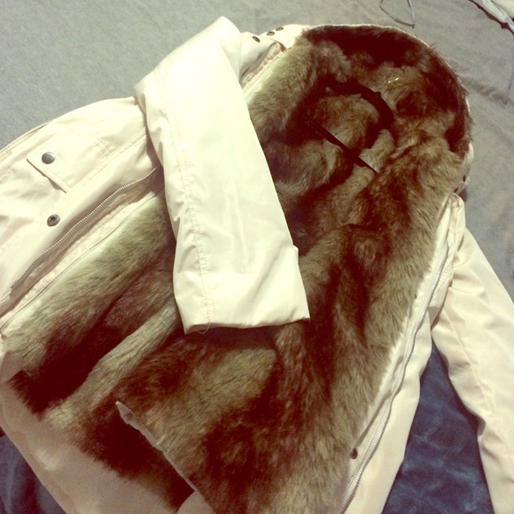Faux Fur Lined Winter Coat