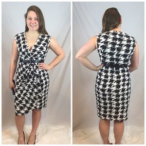Anne Klein Houndstooth Dress