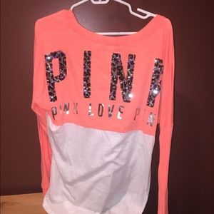 PINK spirt long sleeve jersey