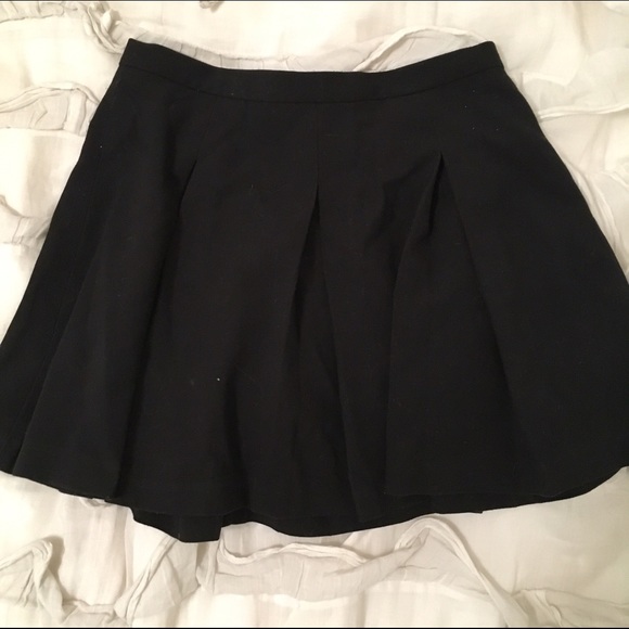 Pleated Skater Skirt