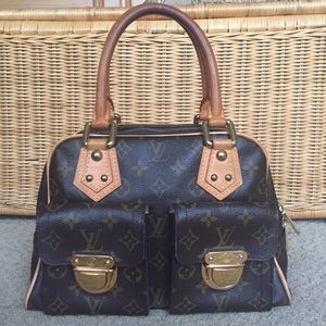 Louis Vuitton Manhattan PM brown monogram satchel