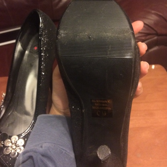 Black sparkling heels - Picture 3 of 3