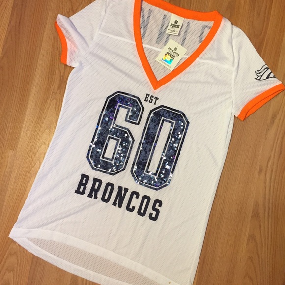 bling broncos jersey