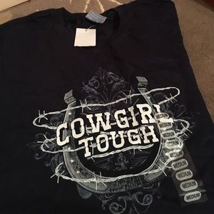 Cowgirl tough tshirt