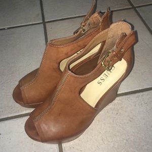 Sandel wedge shoes