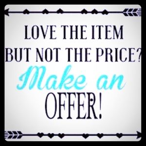 ••• Feel free to make me an offer•••