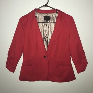Short Red Blazer