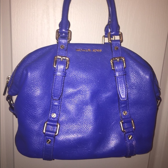 Used Michael Kors TRISTAN Convertible Bag, Cobalt