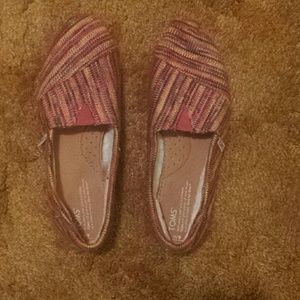 TOM'S multicolored slip ons