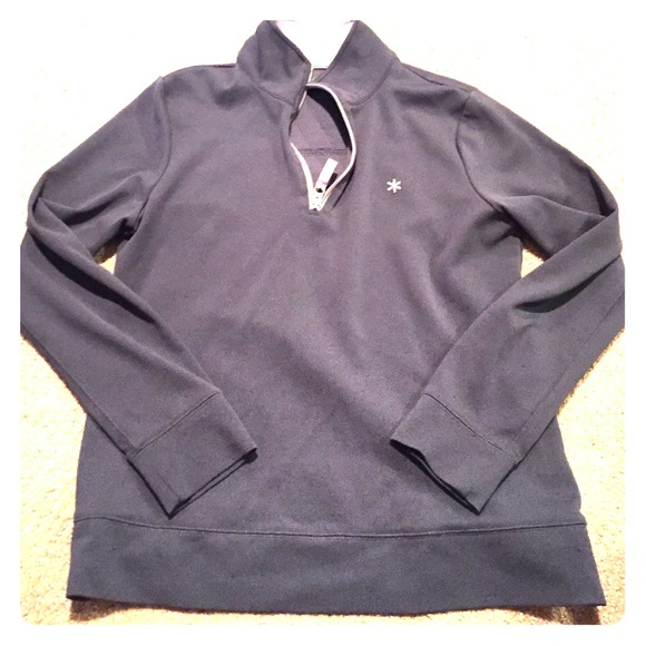 Great grey mid zip workout jacket by old navy.