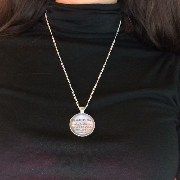 Wanderlust Definition Necklace - Picture 3 of 4