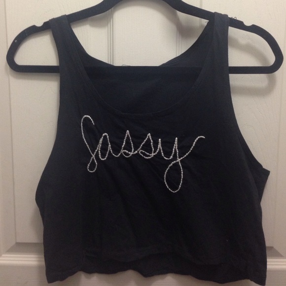 Sassy crop top