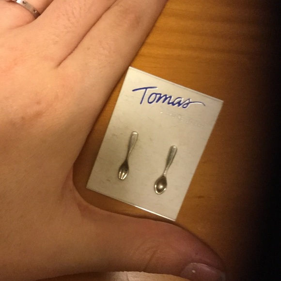 Tomas Jewelry - Fork & spoon posts! Quirky, kitsch, earrings