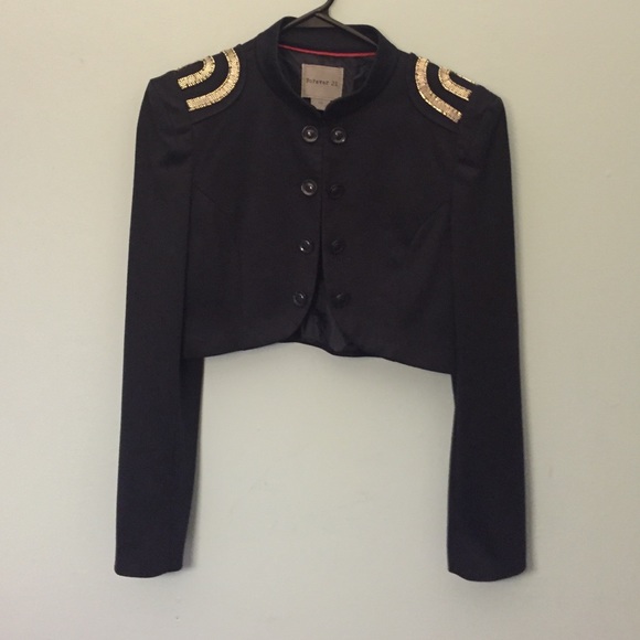 Military Inspired Crop Jacket