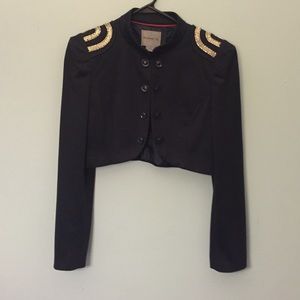 Military Inspired Crop Jacket