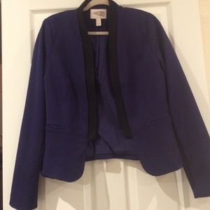 Blue/deep purple L blazer