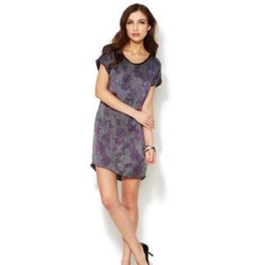 Rebecca Taylor purple silk print mini dress - 2