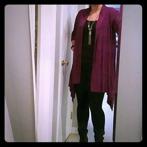 Lightweight open sweater