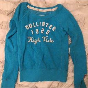 Blue Hollister Crewneck