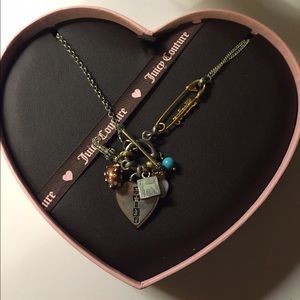 Juicy couture charm necklace