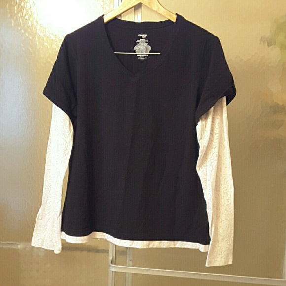 Danskin, Black Shirt Body/Short Sleeve,