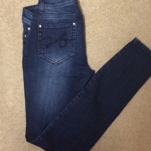 Dark wash Bebe skinny jeans