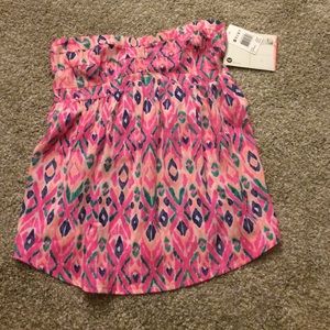 Roxy Strapless Tribal Top